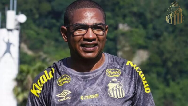 César Sampaio continua como técnico interino do Santos nesta semana