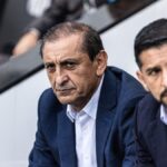 Reunião da diretoria do Santos com Emiliano Díaz sobre possível contratação como técnico