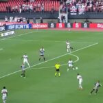 Gol de Ferreirinha no clássico São Paulo x Santos pelo Brasileirão